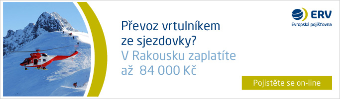 Cestovní pojištění na lyže - Rakousko převoz vrtulníkem