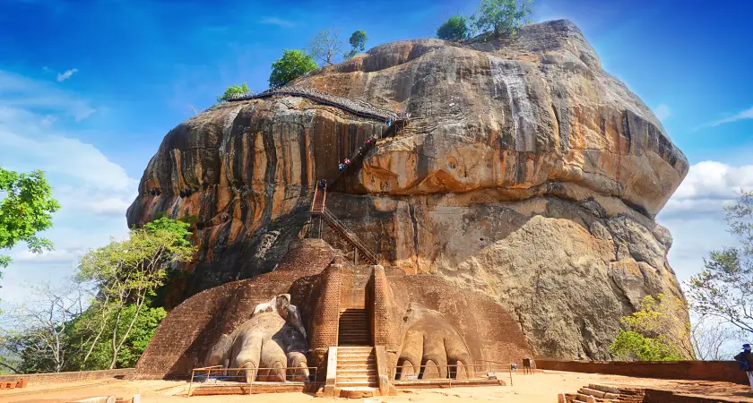 Sigiriya Lví skála na Srí Lance
